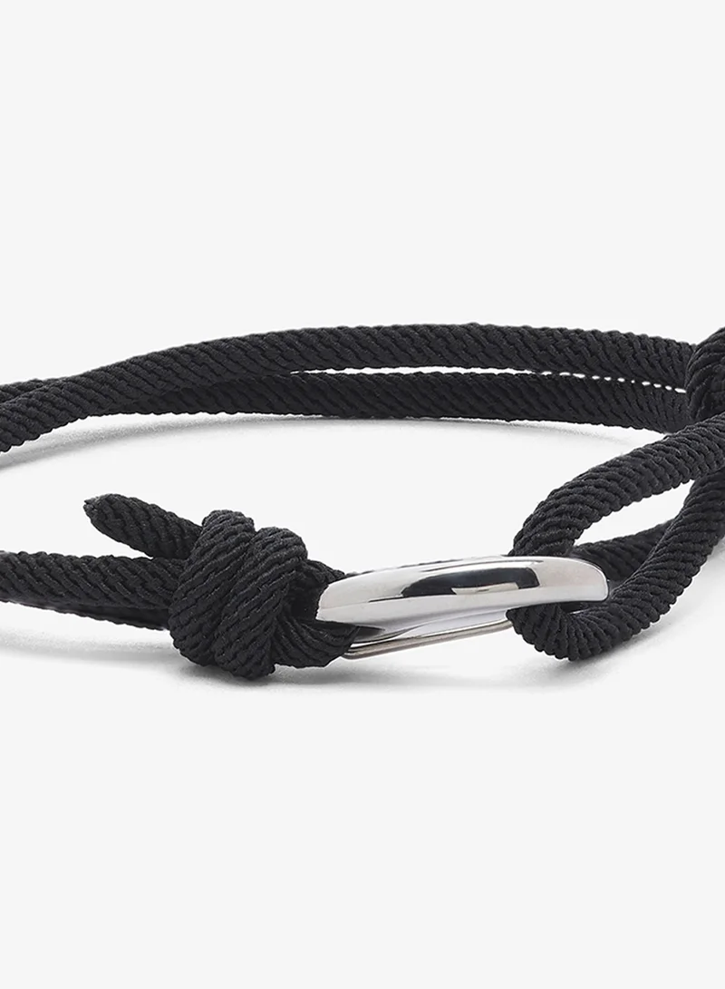 Seventy Five  Rope bracelet With Stainless Steel Hook Clasp for Men | Best Price UAE